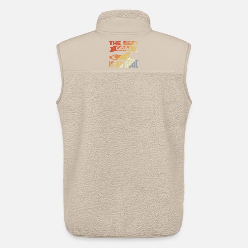Torwart Spruch - Unisex Sherpaweste von Stanley/Stella - Beige