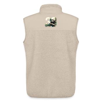 30 Jahre Faultier 30. Geburtstag Geschenk - Unisex Sherpaweste von Stanley/Stella - Beige - Hinten - AI Model Male 178 light (178cm)