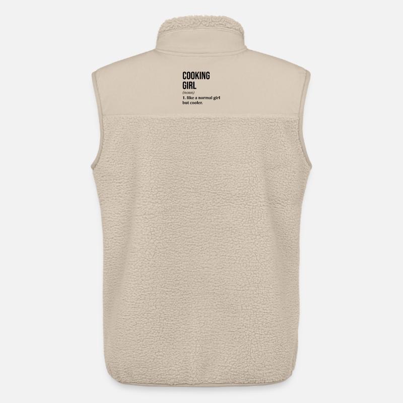 Kochen - Unisex Sherpaweste von Stanley/Stella - Beige