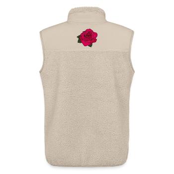 Rose - Veste sans manches sherpa unisexe Stanley/Stella - beige - Dos - AI Model Male 178 light (178cm)