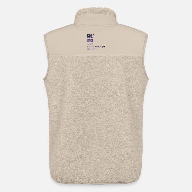 Golf - Unisex Sherpaweste von Stanley/Stella - Beige