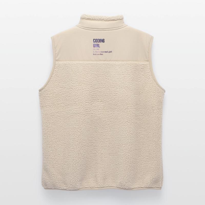 Codage Codage Codage Veste sans manches sherpa unisexe Stanley/Stella