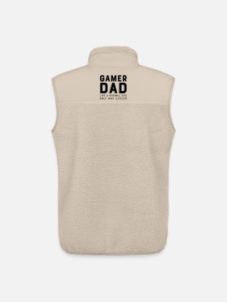 Gamer dad - Unisex Sherpa Gilet by Stanley/Stella - beige