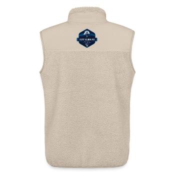 Mount Kilimanjaro , tanzania, hiking  - Unisex Sherpa Gilet by Stanley/Stella - beige - Back - AI Model Male 178 light (178cm)