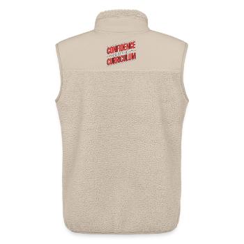 Paramedic Confidence Is Part Of Emergency Services - Unisex Sherpa Gilet by Stanley/Stella - beige - Back - AI Model Male 178 light (178cm)