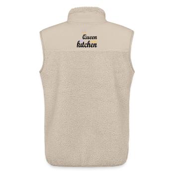 Cook - Unisex Sherpa Gilet by Stanley/Stella - beige - Back - AI Model Male 178 light (178cm)