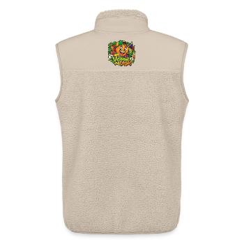 Veggie na Logo - Unisex Sherpaweste von Stanley/Stella - Beige - Hinten - AI Model Male 178 light (178cm)