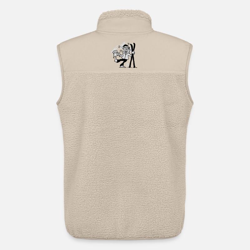 Apres-ski - Unisex Sherpaweste von Stanley/Stella - Beige