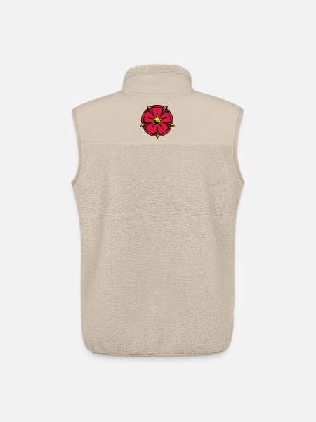 Lippy rose - Unisex Sherpa Gilet by Stanley/Stella - beige