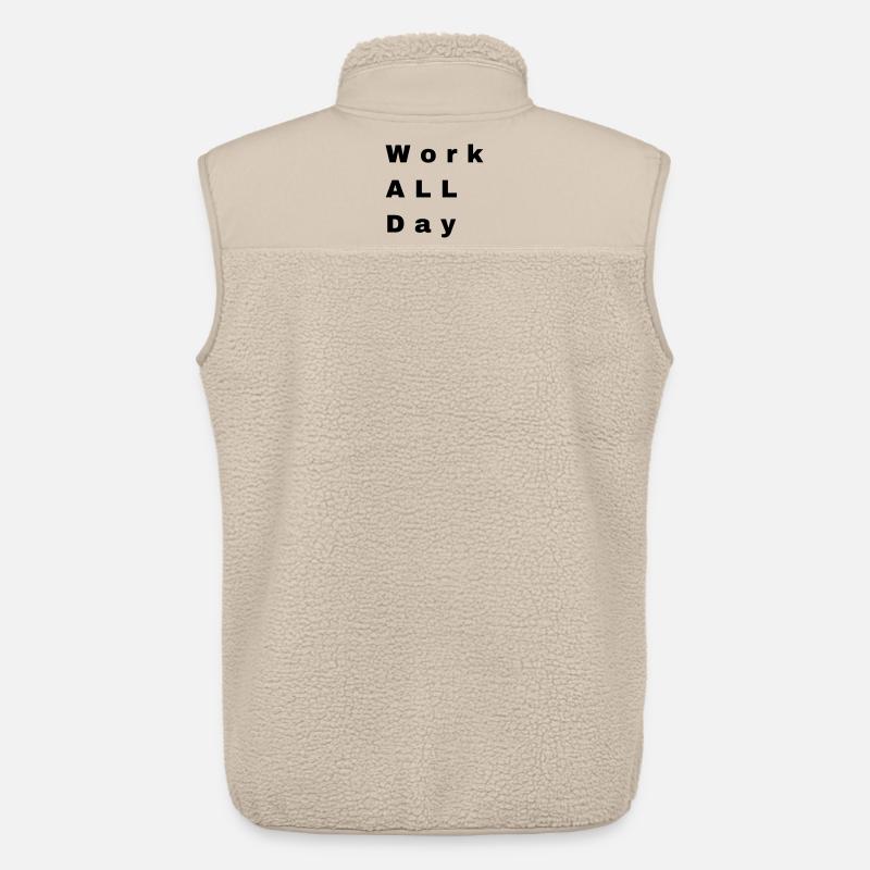 Work all day - Unisex Sherpaweste von Stanley/Stella - Beige