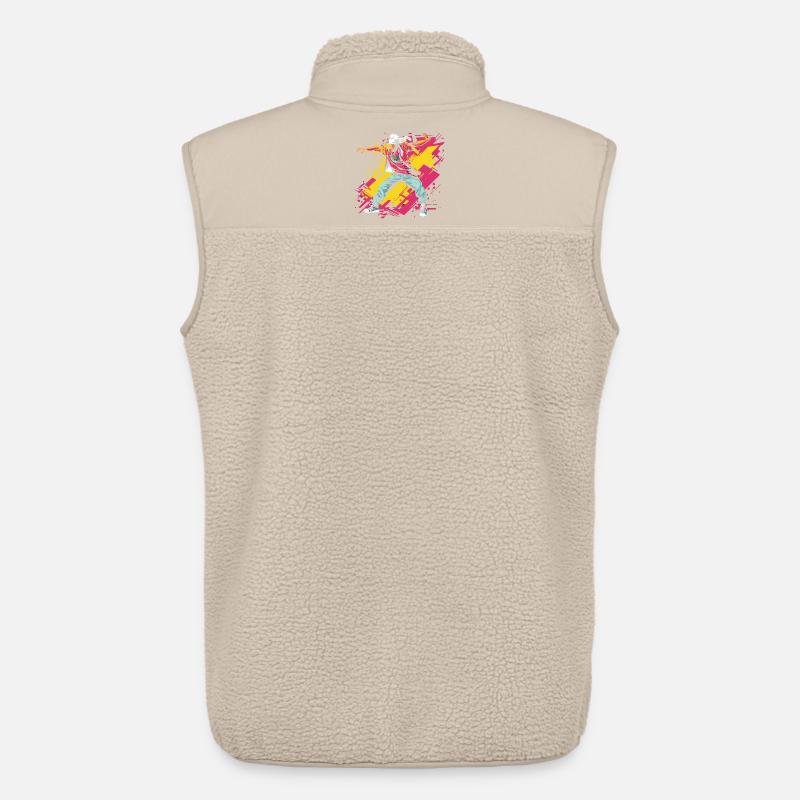 Breakdancer Graffiti - Unisex Sherpaweste von Stanley/Stella - Beige