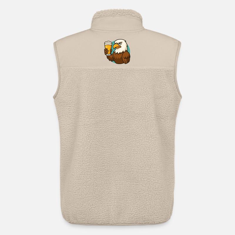 Brew and Beak - Unisex Sherpaweste von Stanley/Stella - Beige