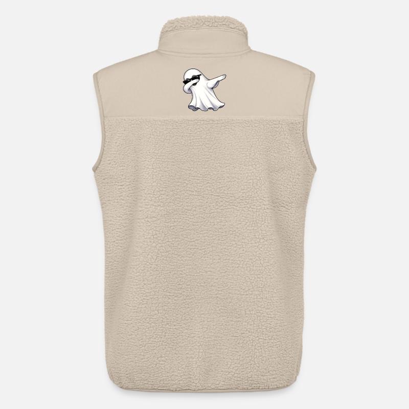 Dab Ghost - Veste sans manches sherpa unisexe Stanley/Stella - beige