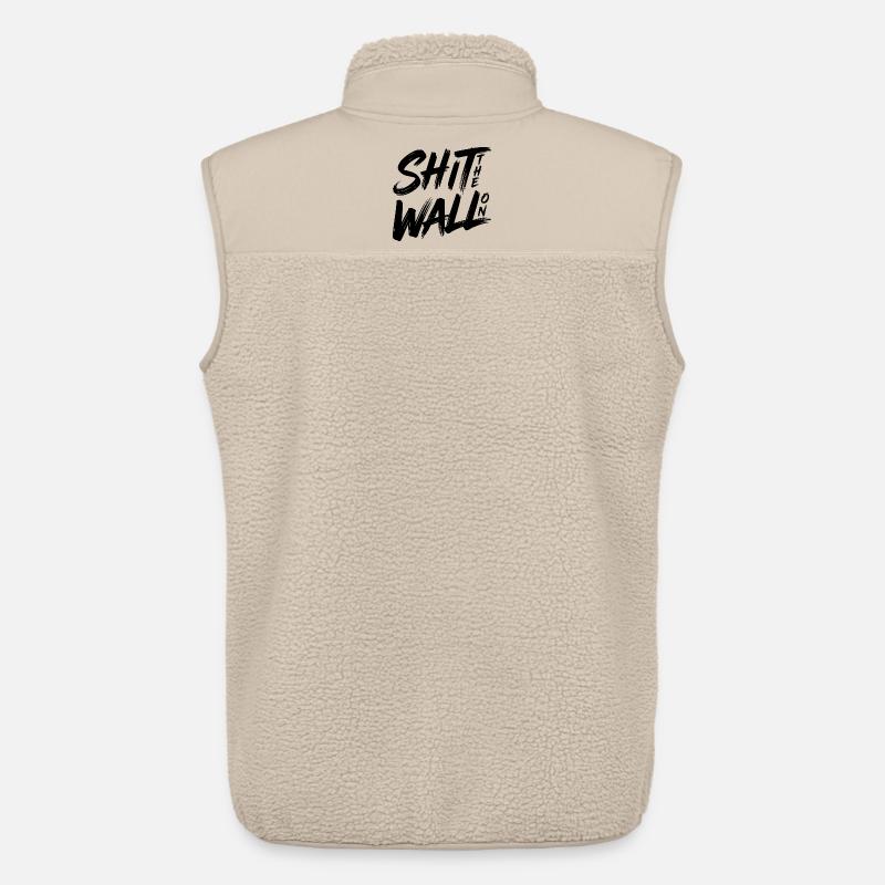 Shit the wall on - Unisex Sherpaweste von Stanley/Stella - Beige