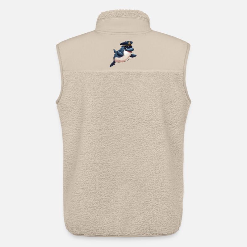 Wal Polizei - Unisex Sherpaweste von Stanley/Stella - Beige