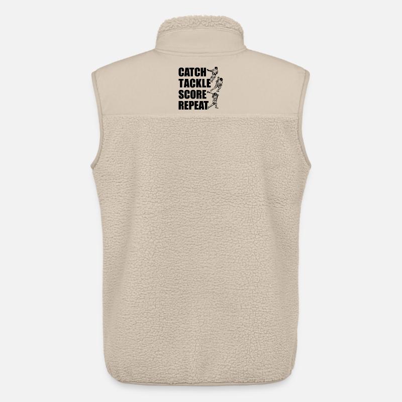 Attraper, plaquer, pointer, répéter - Veste sans manches sherpa unisexe Stanley/Stella - beige