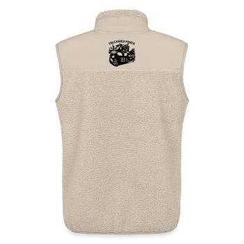 Nashorn Kraftsport Unleashed Power - Unisex Sherpaweste von Stanley/Stella - Beige - Hinten - AI Model Male 178 light (178cm)