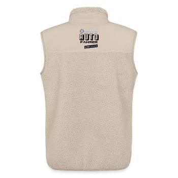 Autofahrer Number One Deluxe Bester Fahrzeuge - Unisex Sherpaweste von Stanley/Stella - Beige - Hinten - AI Model Male 178 light (178cm)