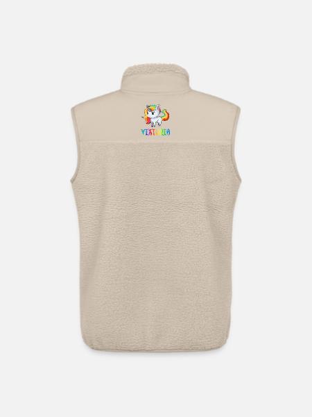 Viktoria Einhorn - Veste sans manches sherpa unisexe Stanley/Stella - beige