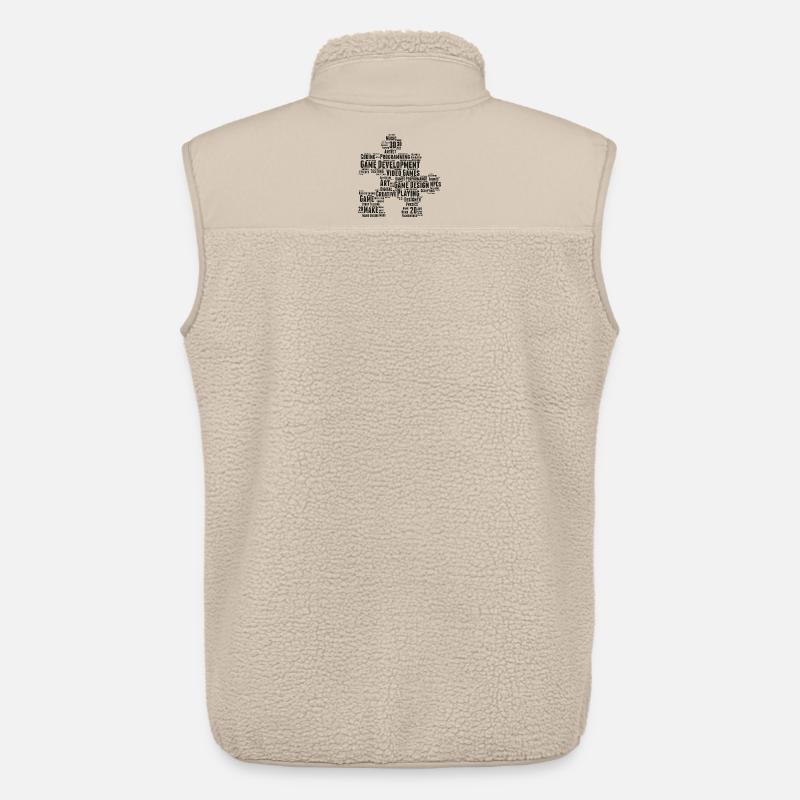 Game Dev - Veste sans manches sherpa unisexe Stanley/Stella - beige