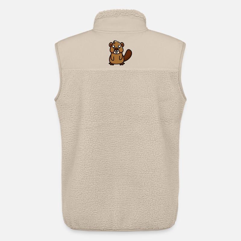 Biber - Unisex Sherpaweste von Stanley/Stella - Beige