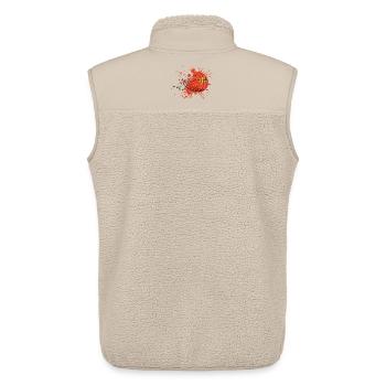 Basketball Basketballspieler Basketballspieler - Unisex Sherpaweste von Stanley/Stella - Beige - Hinten - AI Model Male 178 light (178cm)