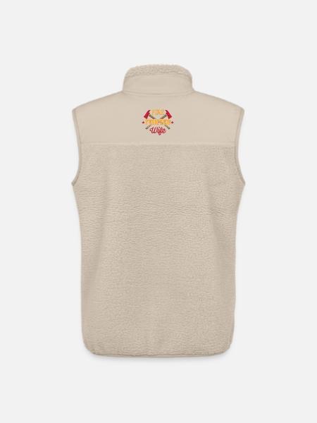 Pompier - Veste sans manches sherpa unisexe Stanley/Stella - beige
