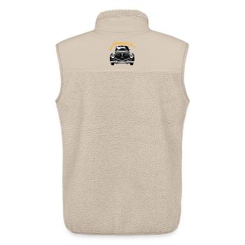 Nie 203 - Unisex Sherpaweste von Stanley/Stella - Beige - Hinten - AI Model Male 178 light (178cm)