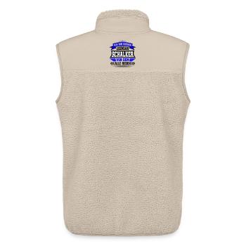 Legendärer Schalker | Farben änderbar - Unisex Sherpaweste von Stanley/Stella - Beige - Hinten - AI Model Male 178 light (178cm)