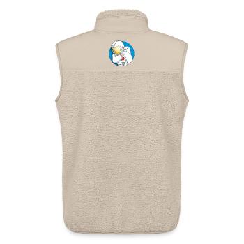 Schüchterner Astronaut - Unisex Sherpaweste von Stanley/Stella - Beige - Hinten - AI Model Male 178 light (178cm)
