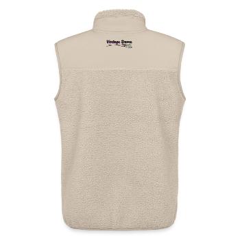 Grandmother Old Woman Vintage Grandma Statement - Unisex Sherpa Gilet by Stanley/Stella - beige - Back - AI Model Male 178 light (178cm)