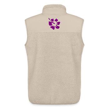 Mother's Day Gift Mother's Day Gift Idea - Unisex Sherpa Gilet by Stanley/Stella - beige - Back - AI Model Male 178 light (178cm)