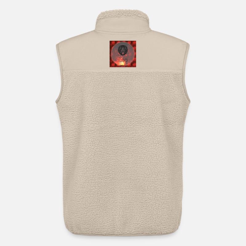 Löwe - Unisex Sherpaweste von Stanley/Stella - Beige