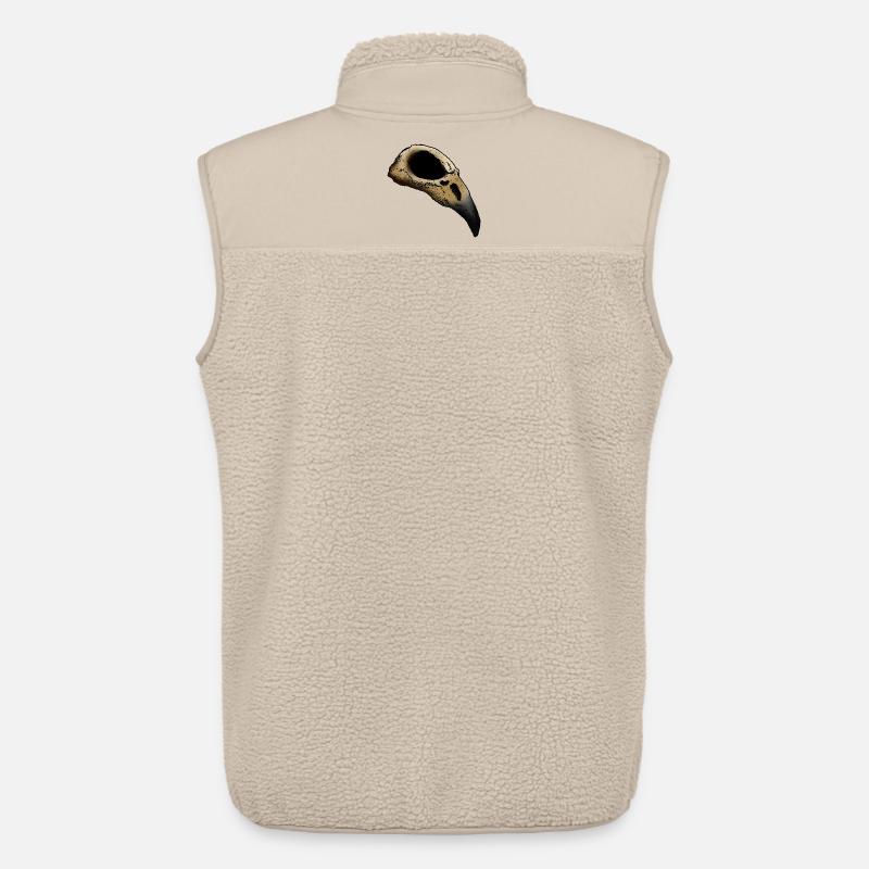 Rabenschädel Side - Unisex Sherpaweste von Stanley/Stella - Beige