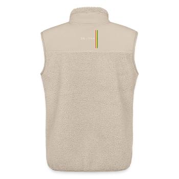 Bolivian flag, Bolivian pride - Unisex Sherpa Gilet by Stanley/Stella - beige - Back - AI Model Male 178 light (178cm)