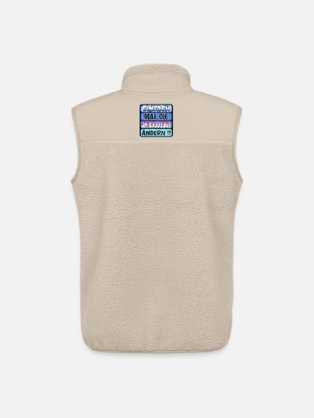 VERÄNDERUNG - PERSPEKTIVE ÄNDERN - Unisex Sherpaweste von Stanley/Stella - Beige