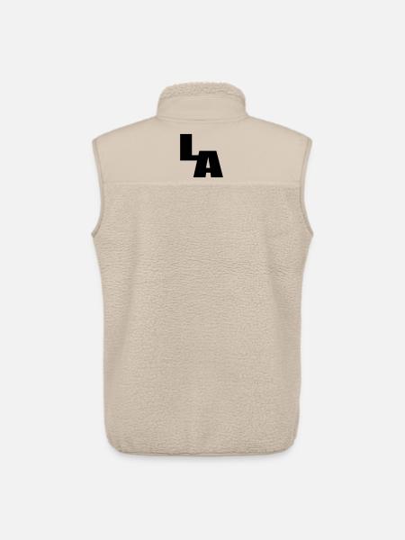 LOS ANGELES, California - Unisex Sherpa Gilet by Stanley/Stella - beige