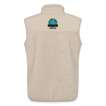Erde Mutter Natur Nachhaltigkeit Statement Umwelt - Unisex Sherpaweste von Stanley/Stella - Beige - Hinten - AI Model Male 178 light (178cm)