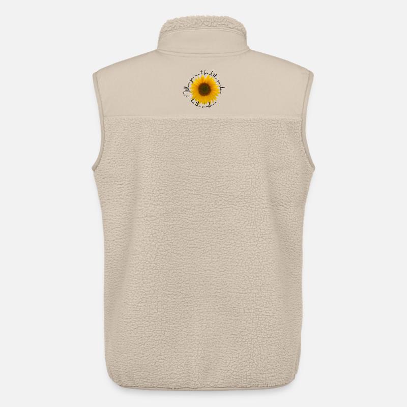 Be the sunshine - Unisex Sherpaweste von Stanley/Stella - Beige