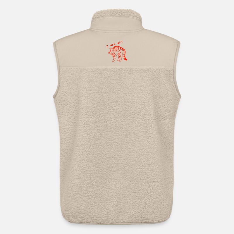 Tu sais mon pote ? - Veste sans manches sherpa unisexe Stanley/Stella - beige