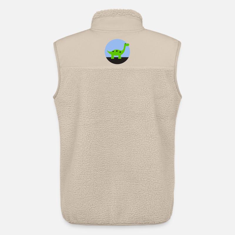 Dino - Unisex Sherpa Gilet by Stanley/Stella - beige