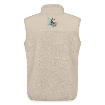 Fairy Godmother Gift - Unisex Sherpa Gilet by Stanley/Stella - beige - Back - AI Model Male 178 light (178cm)