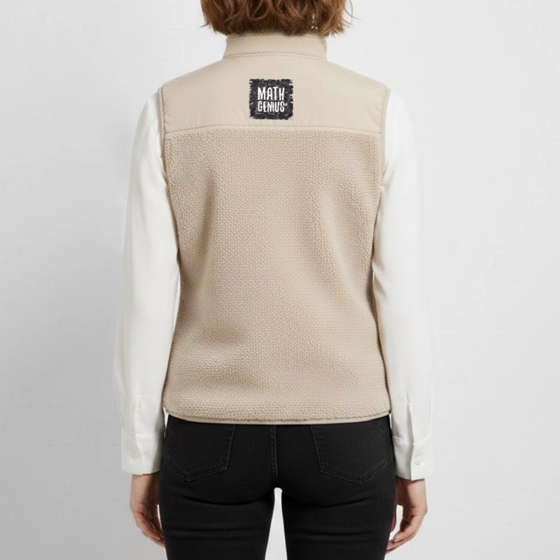 Math Genius Math Genius Math Gift Unisex Sherpa Gilet by Stanley/Stella
