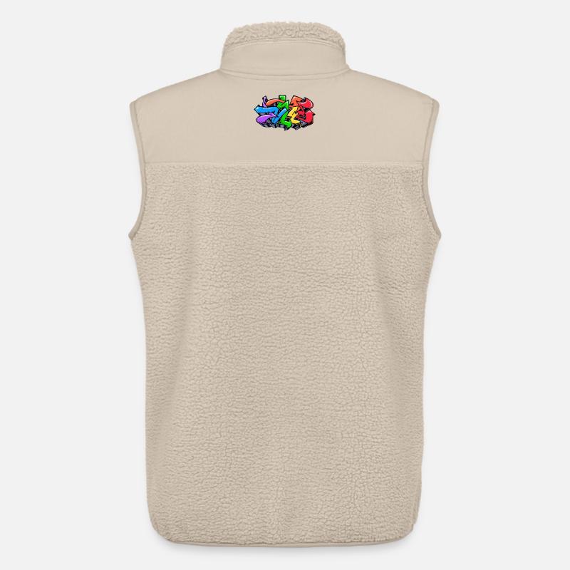 Graffiti Strassenkunst Wildstyle Illustration - Unisex Sherpaweste von Stanley/Stella - Beige