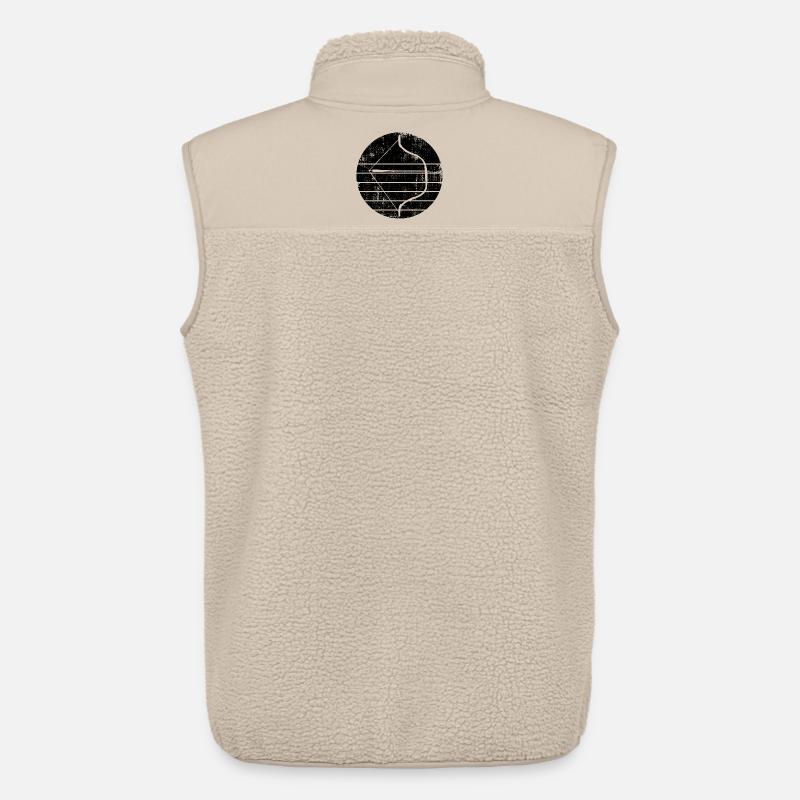 Pfeil und Bogen - Unisex Sherpaweste von Stanley/Stella - Beige