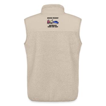 Déclaration automatique Ravitaillement en énergie Stockage d’énergie - Veste sans manches sherpa unisexe Stanley/Stella - beige - Dos - AI Model Male 178 light (178cm)