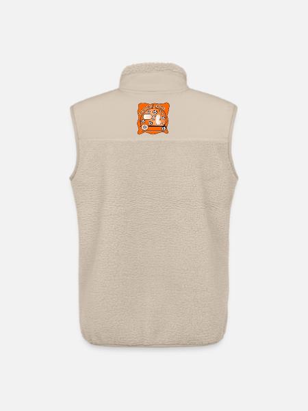 NETHERLANDS CAMPING FOOTBALL - Unisex Sherpa Gilet by Stanley/Stella - beige