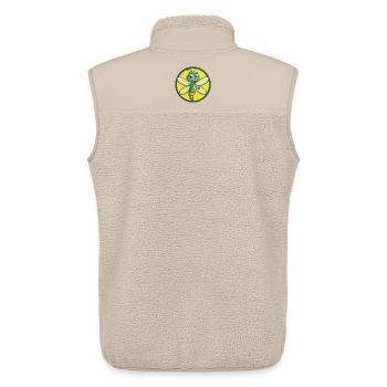 Dragonfly Cute Kawaii Cartoon Clipart Pet Animal - Unisex Sherpa Gilet by Stanley/Stella - beige - Back - AI Model Male 178 light (178cm)