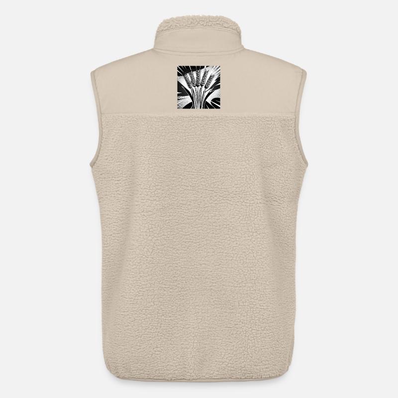 5 Getreide Ähren Weizen - Unisex Sherpaweste von Stanley/Stella - Beige