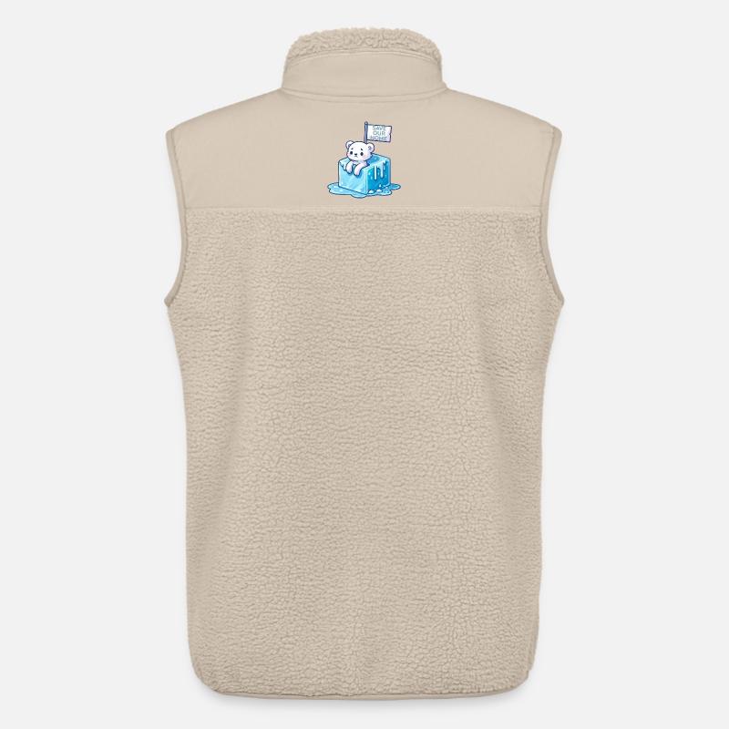 Retten Sie unser Zuhause - Unisex Sherpaweste von Stanley/Stella - Beige